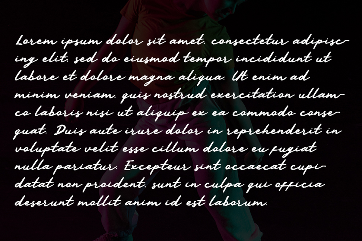 Pesta Danza – Wild Expressive Fonts, a Script Font by Konstantine Studio (Photo 5 of 5)