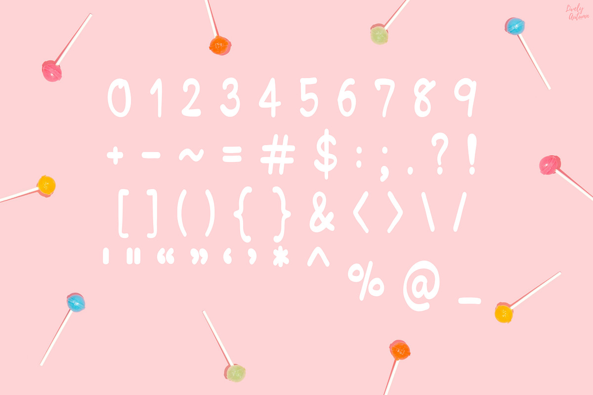 Sugar | Handwriting Font, a Handwritten Font by LivelyAutumn11.11 (Photo 3 of 5)