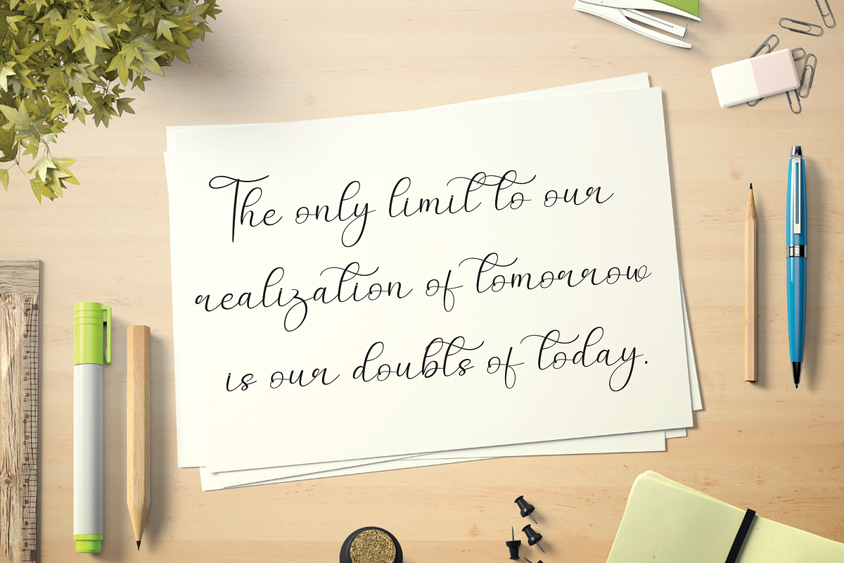 Babyday | Script Font, a Handwritten Font by Scratchones (Photo 3 of 9)