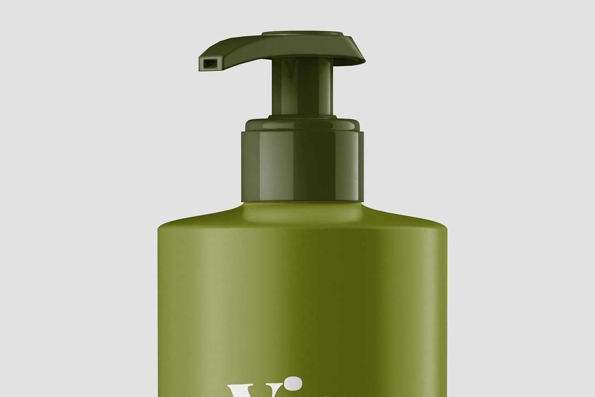 Cosmetic Pump Bottle Mockup 5 Views, a Cups & Container Mockup by Illusiongraphic (Photo 18 of 22)