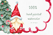 Christmas Watercolor Frames Cards, an Object Graphic by Solo Art Original (Thumbnail 11 of 12)