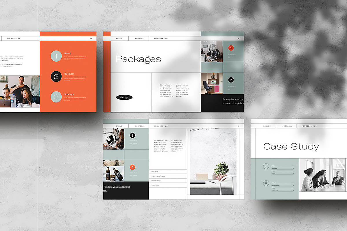 Brand Proposal Template, a Presentation Template by White Graphic (Photo 6 of 7)