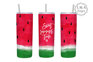 Watermelon Tumbler Wrap PNG