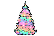 Christmas tree png clipart, an Illustration by Designworld (Thumbnail 4 of 5)