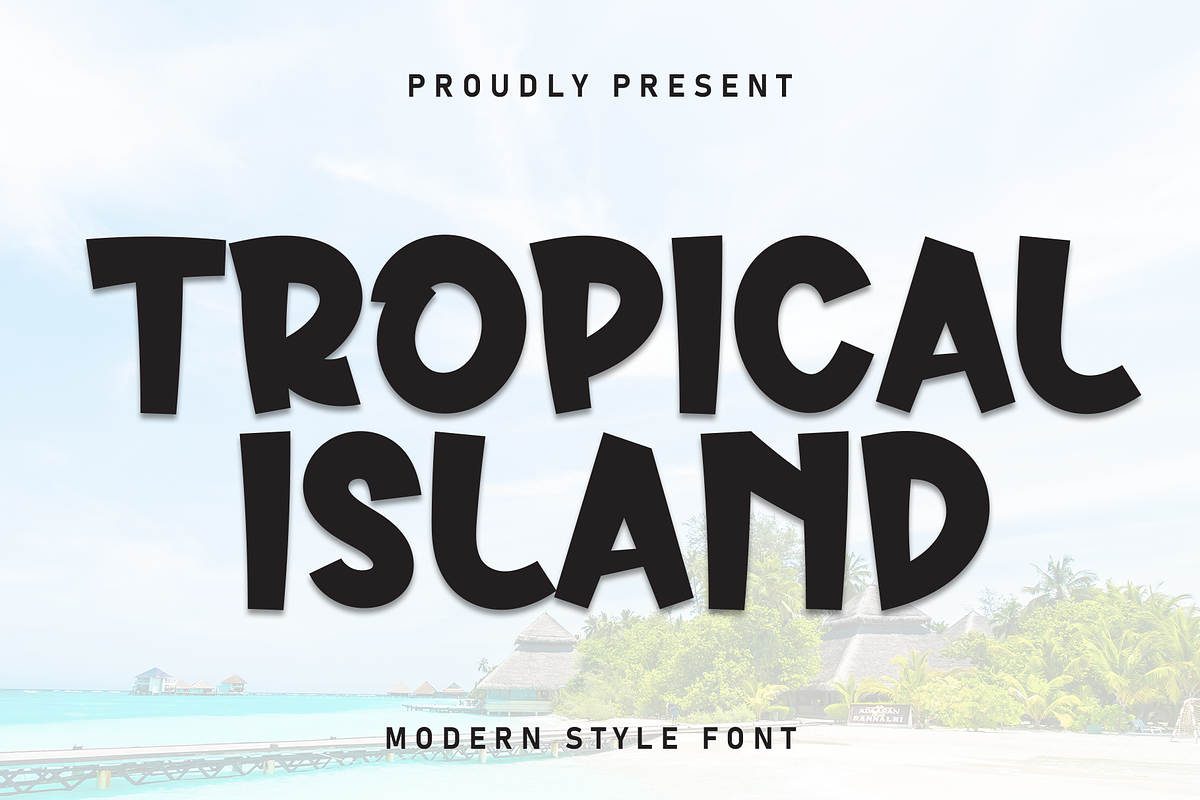 Tropical Island | Script Font, a Script Font by Scratchones (Photo 1 of 8)