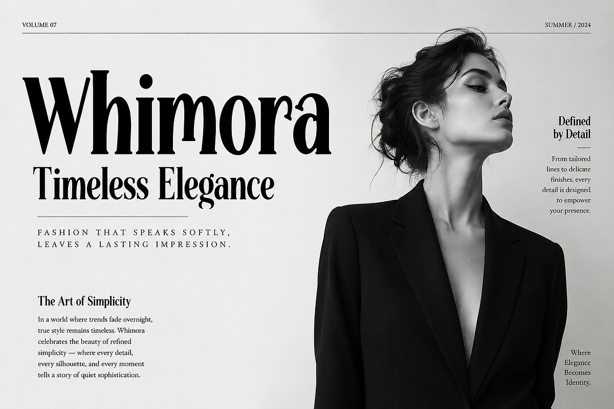Whimora, a Serif Font by Wow Magic (Photo 3 of 4)