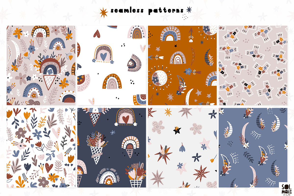 BOHO dreams, a Pattern Graphic by solmariart (Photo 2 of 9)