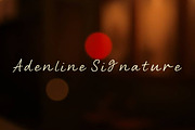 Adenline Signature – Handwring, a Handwritten Font by adenpinkstore (Thumbnail 1 of 5)