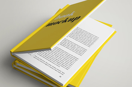 Books Mockup Cover and Open PSD File, a Books & Magazine Mockup by PremiumMockup