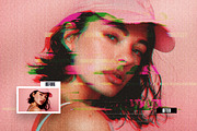 Retro VHS Glitch Photo Effect, a Layer Style Add-On by iDoodle Studio (Thumbnail 4 of 5)