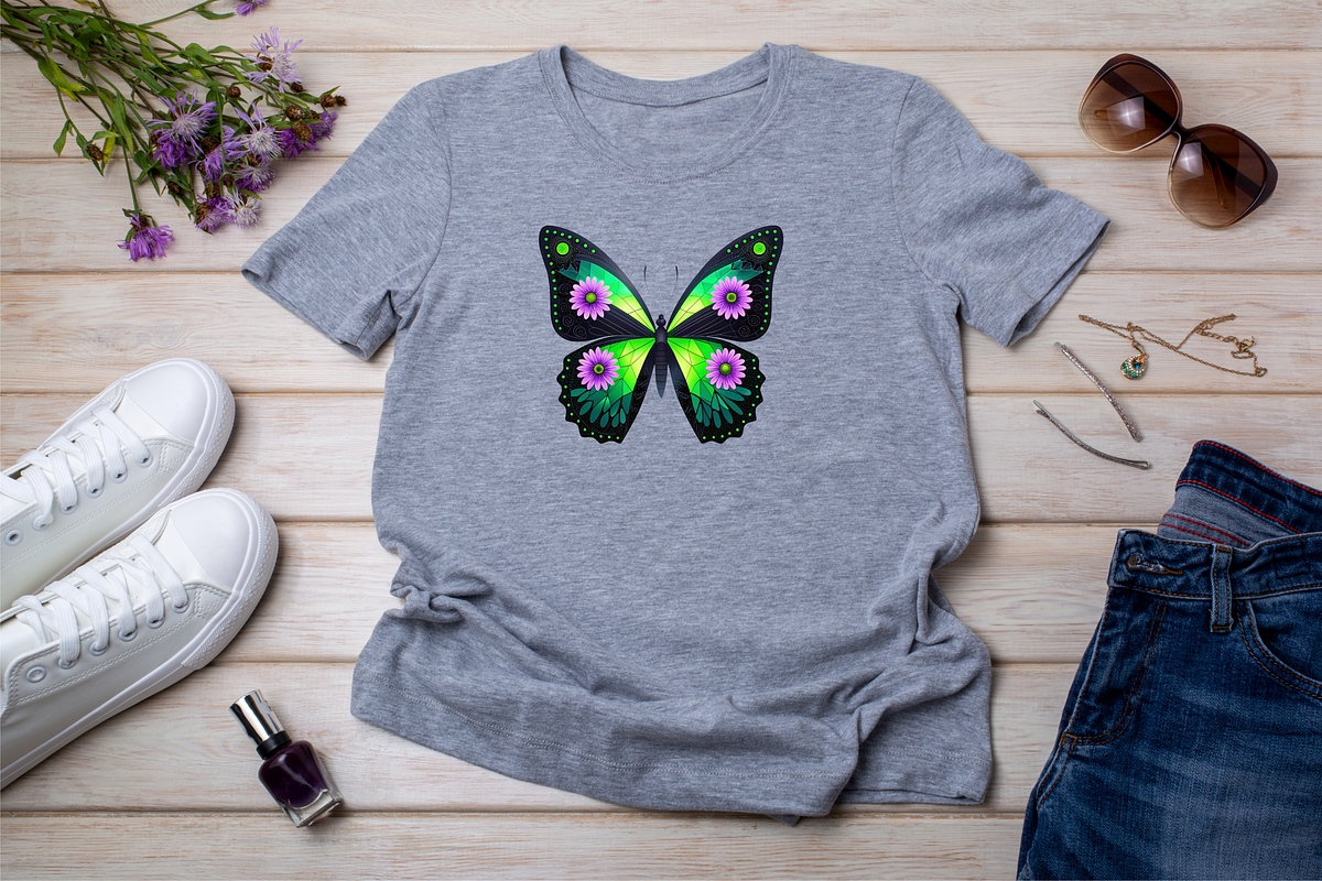 Cyberpunk Daisy Sublimation PNG, an Animal Illustration by FloridPrintables (Photo 12 of 12)