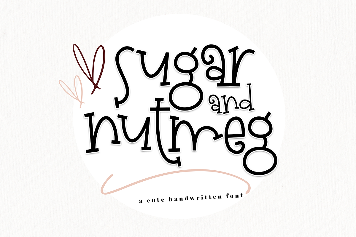 Sugar and Nutmeg - Handwritten Font