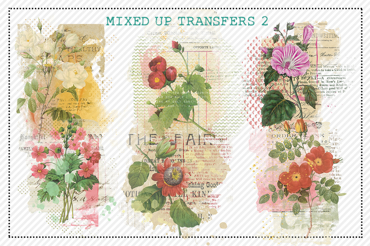 Mixed Up Transfers 2, a Texture Graphic by Polka Dot Pixels (Photo 2 of 3)