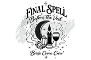 Witchy Bachelorette Shirt Bundle PNG, an Object Graphic by Willow Paige Farms (Thumbnail 5 of 8)