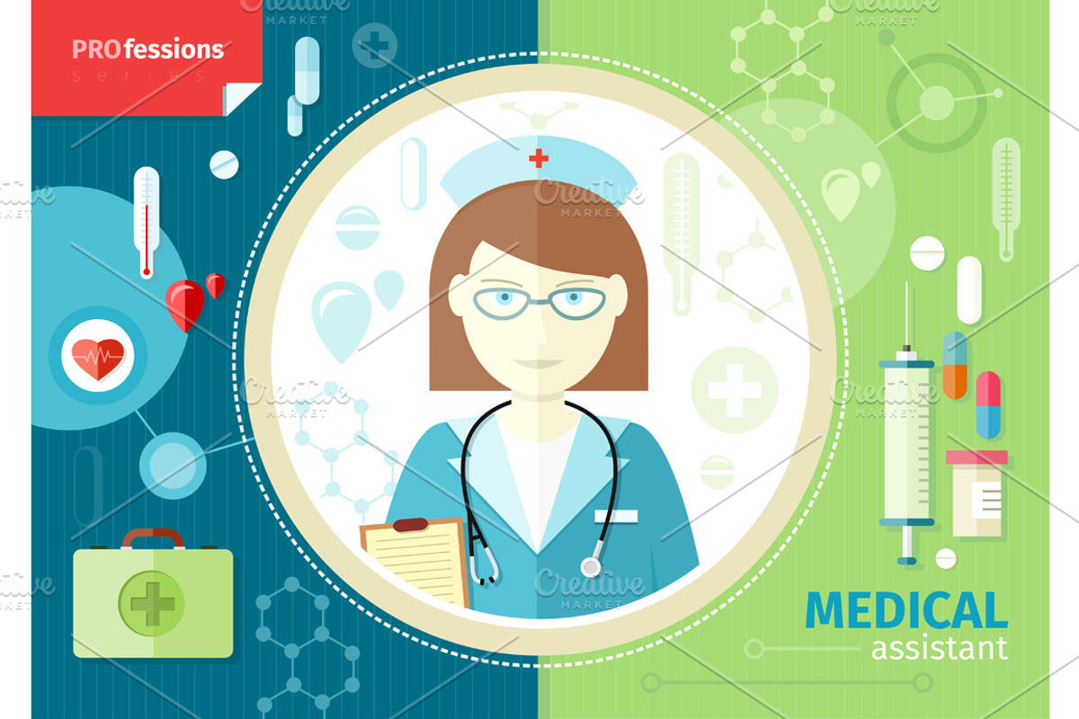 Profession concept with medical