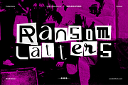Ransom Latters Font, a Handwritten Font by Koplexs Studio (Thumbnail 1 of 10)