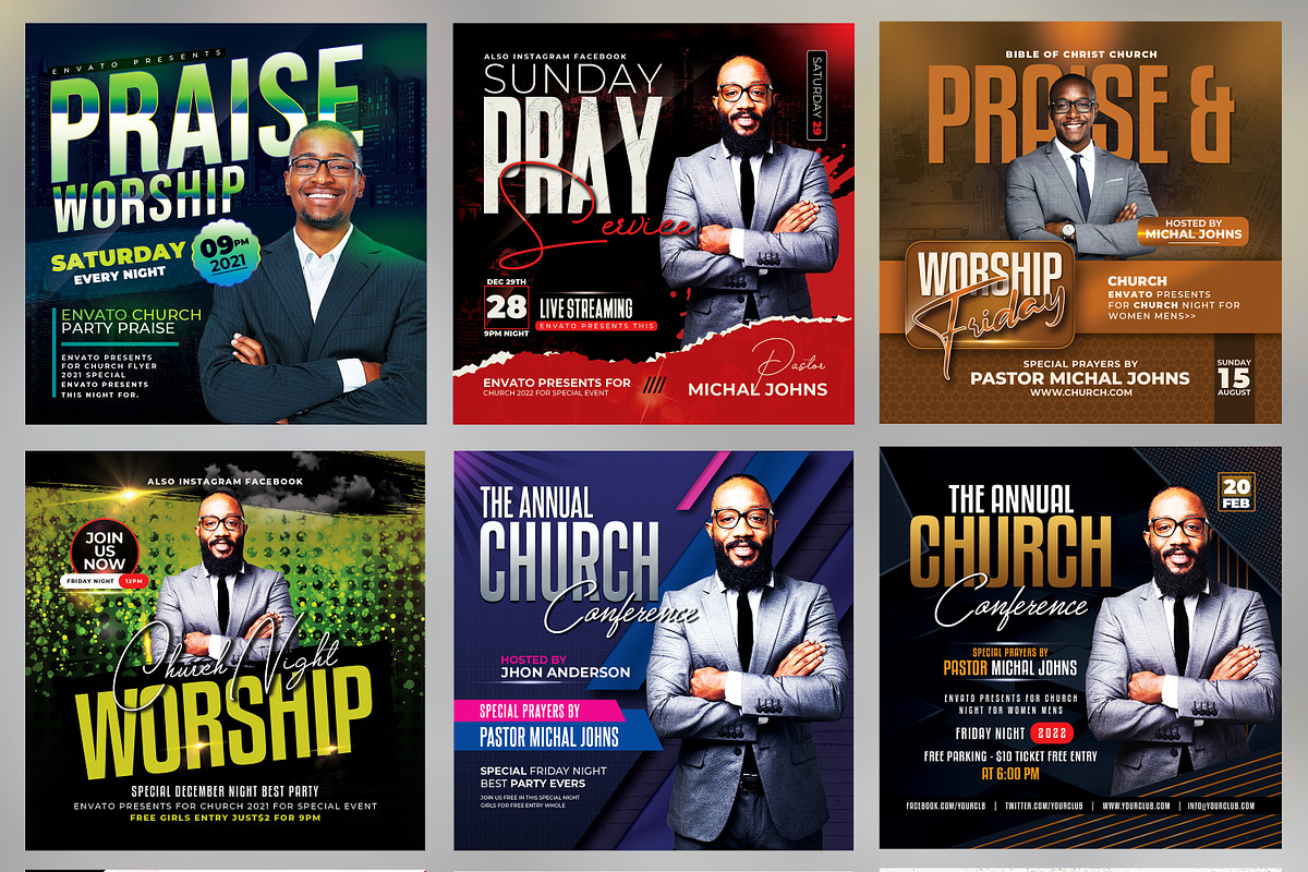 150+ Church Flyers Bundle, a Flyer Template by AfzaalGraphics (Photo 17 of 18)