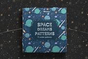 Space Dreams patterns, a Pattern Graphic by Piñata (Thumbnail 1 of 6)