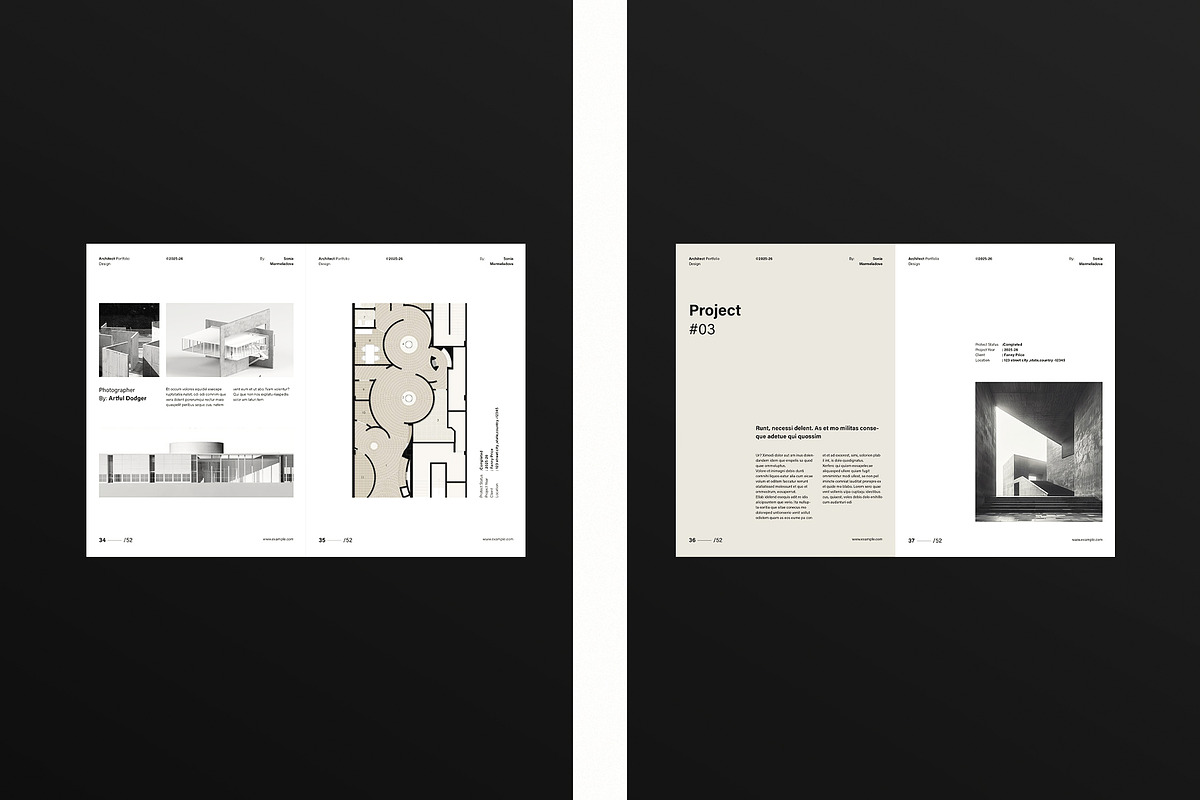 Architecture Portfolio Template, a Brochure Template by ArtisanaAura (Photo 13 of 18)