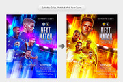Football Matchday Instagram Template, a Social Media Template by Bornx Design (Thumbnail 2 of 7)