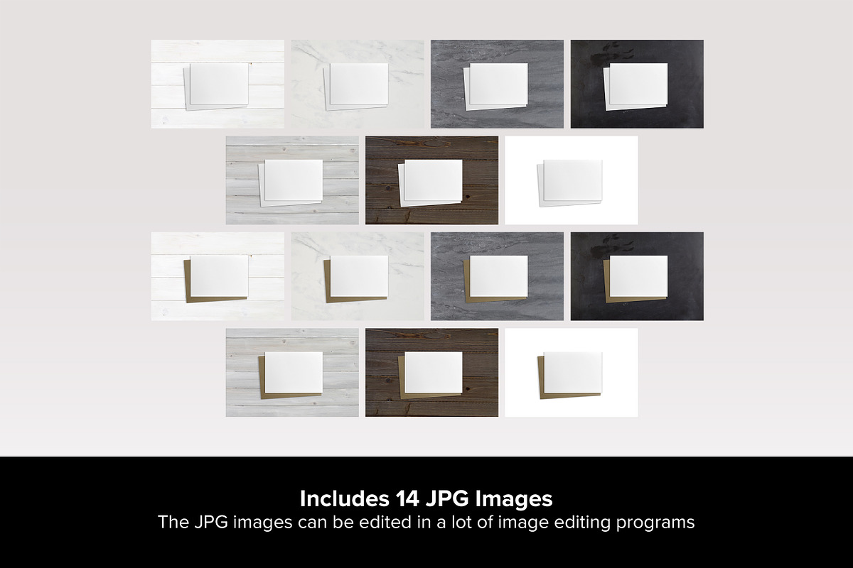 5x7 Greeting Card Mockup Set - PSD, a Product Mockup by MelissaBMockups (Photo 9 of 12)