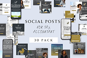 TAX ACCOUNTANT SOCIAL MEDIA POSTS, a Social Media Template by Daring Digies (Thumbnail 2 of 9)