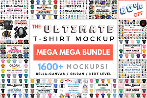 Ultimate T-Shirt Mockup Mega Bundle