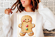 Christmas Stamp Clipart, a Transportation Illustration by SinaCreation (Thumbnail 8 of 9)