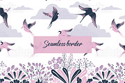 SWALLOW pattern collection, a Pattern Graphic by RenattaZare (Thumbnail 17 of 17)