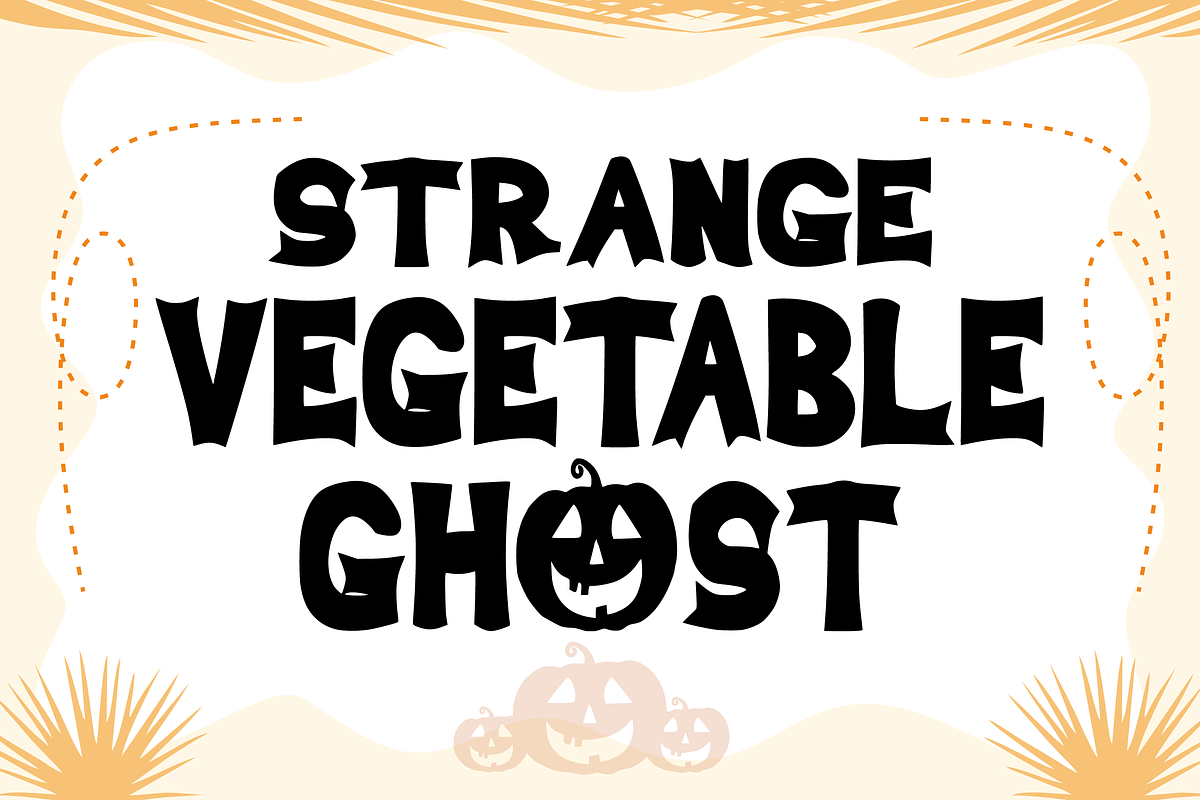 Halloween Pumpkin Font, a Font by KiddoGlyphs Studio (Photo 3 of 3)
