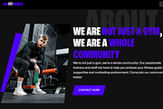 Wix Studio Gym Fitworld Template., a Wix Template by MuzammilMahida (Thumbnail 2 of 18)