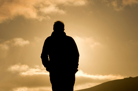 Man on top containing mountain, top, and sky preview 6