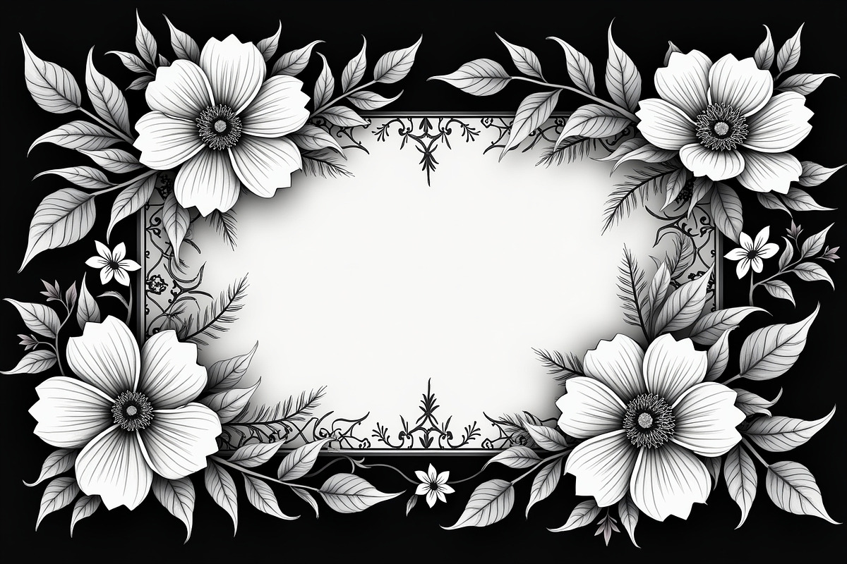 Elegant laser cut black and white, an Illustration by Amazin_art (Photo 9 of 10)