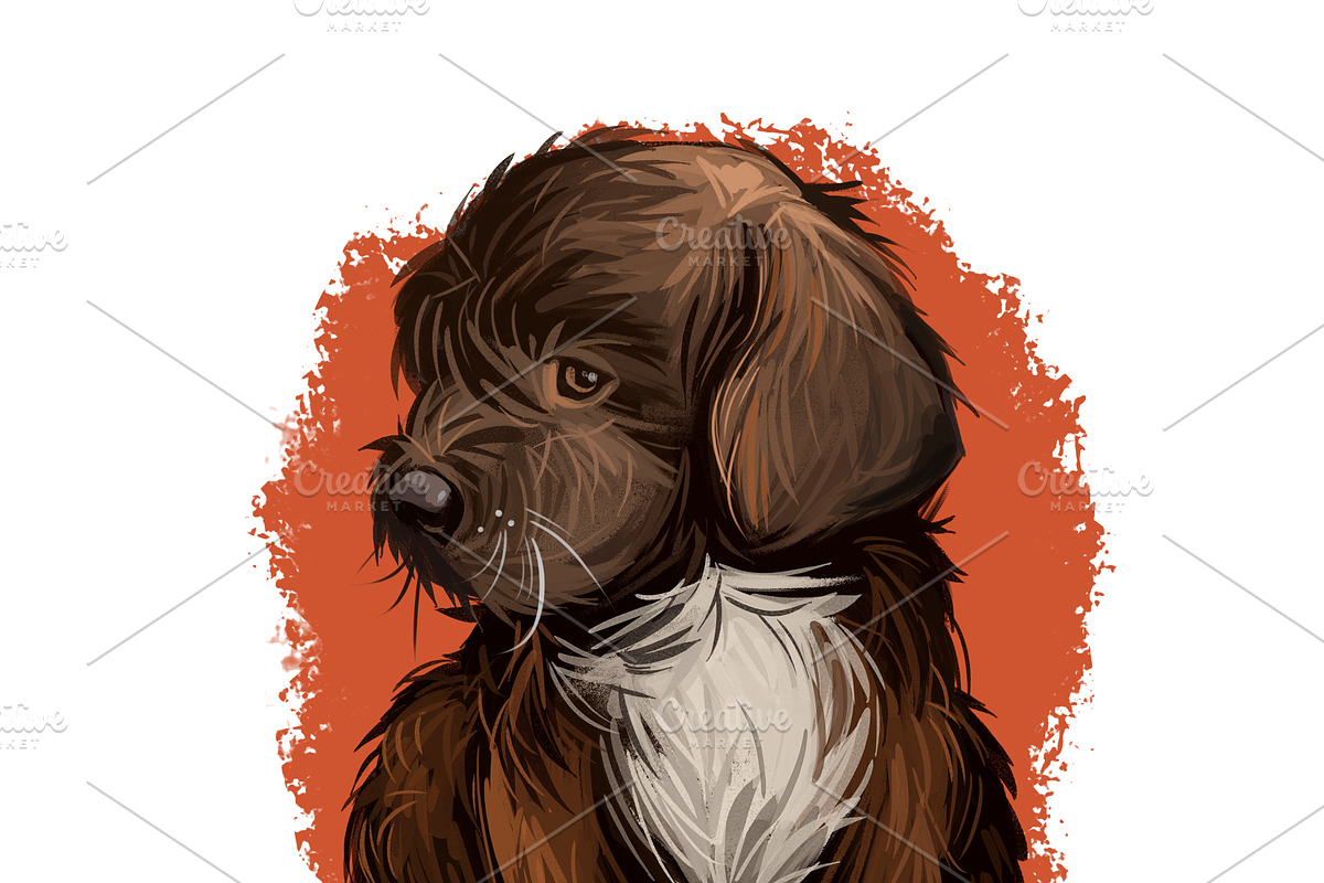Puppies Dog Breeds Big Bundle 135Pcs, an Animal Illustration by Dneprstock (Photo 34 of 68)