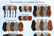 Winter Besties Portrait Creator, an Illustration by Gaynor Carradice Designs (Thumbnail 3 of 6)