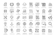 SEO and Development icons, a Technology Illustration by Tettygreen (Thumbnail 1 of 3)
