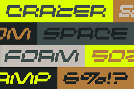 CRATER ITALIC Font