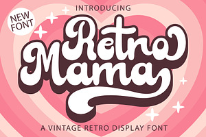 Retro Mama - Retro Script Font