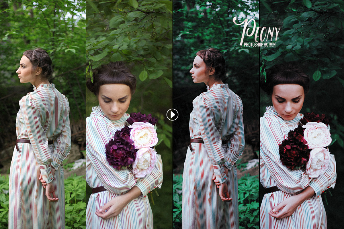 Peony Action for Photoshop, an Action Add-On by Presetrain Co. (Photo 4 of 5)