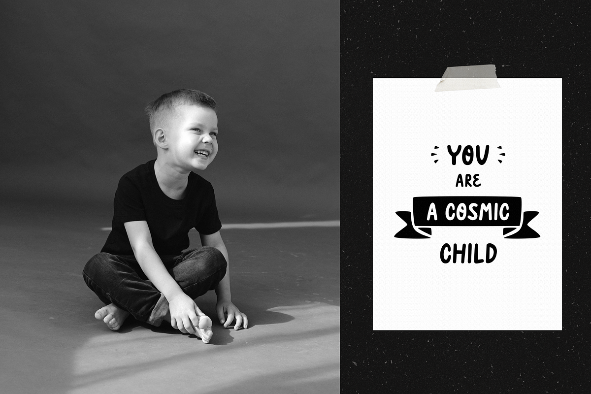 Space walk | Playful font, a Font by JuliaVolkova (Photo 2 of 9)