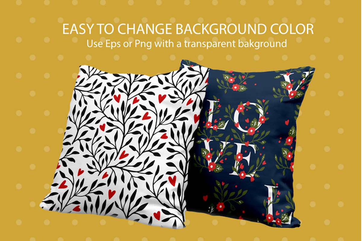 Valentines Day Seamless Pattern Set, a Pattern Graphic by ClipArtRoom (Photo 5 of 7)