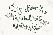 Crafted Storybook - Rough Curly Font, a Handwritten Font by Bale Type (Thumbnail 6 of 12)