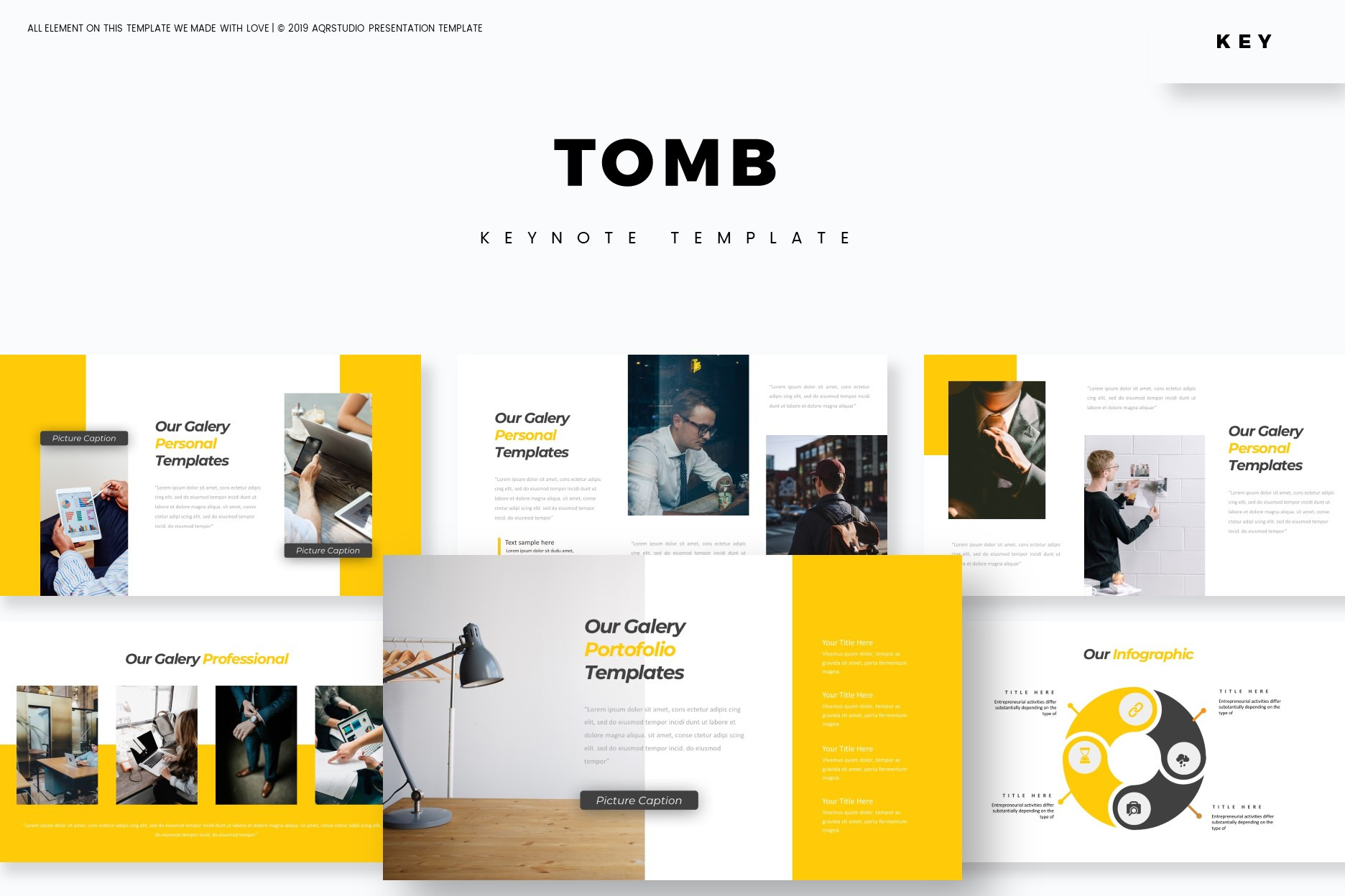Tomb - Keynote Template, a Presentation Template by AQR Studio
