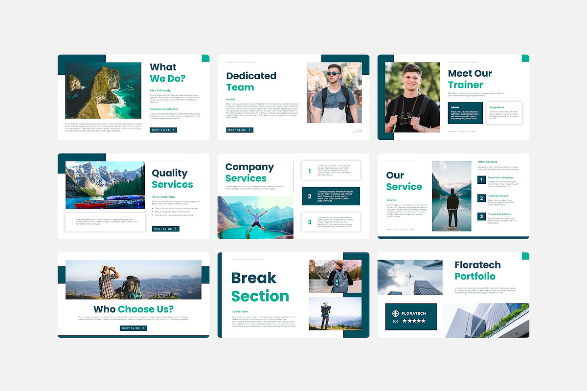 Travel Agency Keynote Presentation, a Presentation Template by Kren Studio (Photo 2 of 8)