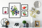 Watercolor Fresh Berries, a Decorative Illustration by Hanna Hryharenka (Thumbnail 16 of 16)