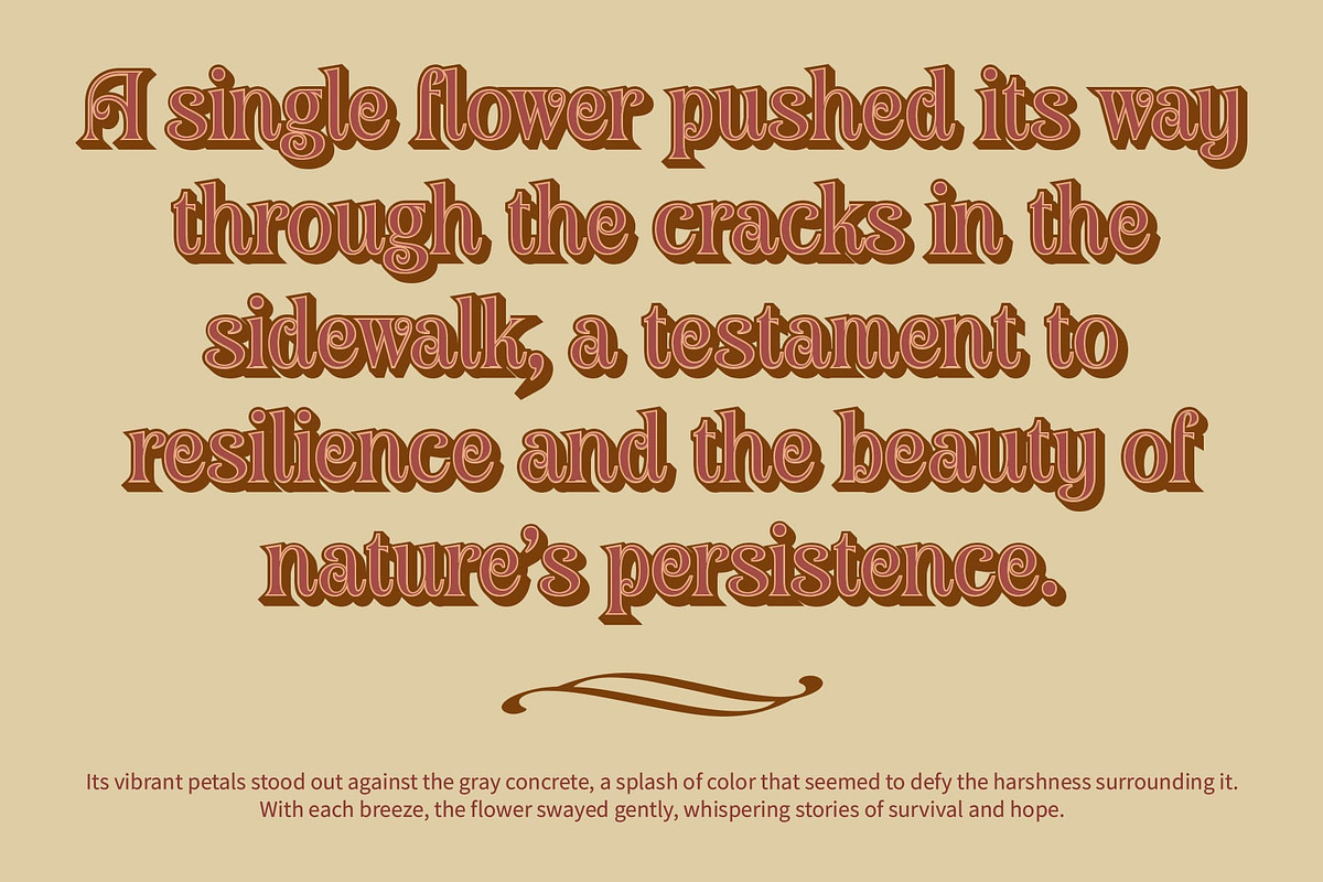 Angeris 3D, a Serif Font by Craft Supply Co. (Photo 4 of 8)