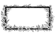 Rustic Floral Frame SVG Bundle, an Illustration by jahid234 (Thumbnail 15 of 31)