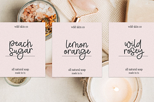 White Sage Modern Script Font