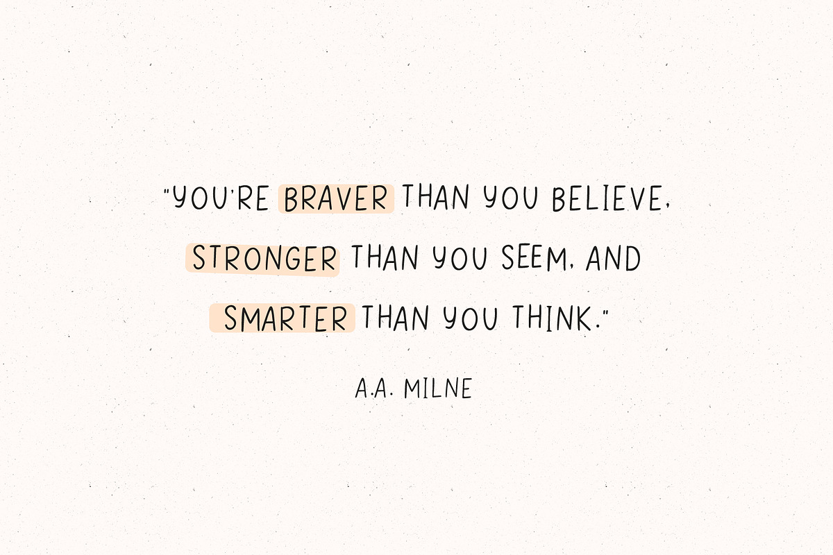 Positive Quotes - All Caps Font, a Handwritten Font by Kaya Fonts (Photo 2 of 25)