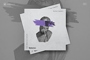 Epicurus – Minimal Album Cover Art, a Social Media Template by pixelsao (Thumbnail 1 of 2)
